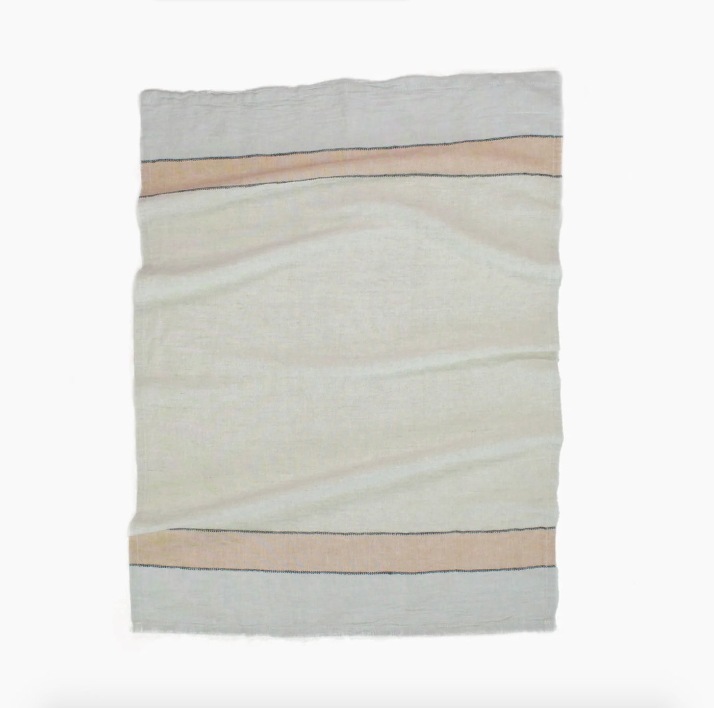 Pokoloko Handmade French Stripe Linen Hand Towel