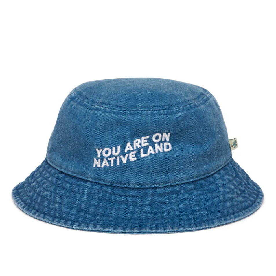 'YOU ARE ON NATIVE LAND' Bucket Hat