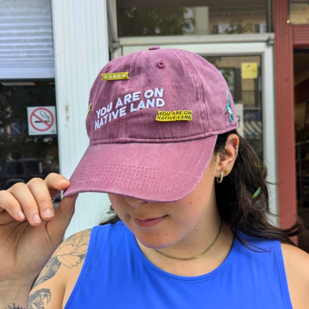 'YOU ARE ON NATIVE LAND' Dad Cap